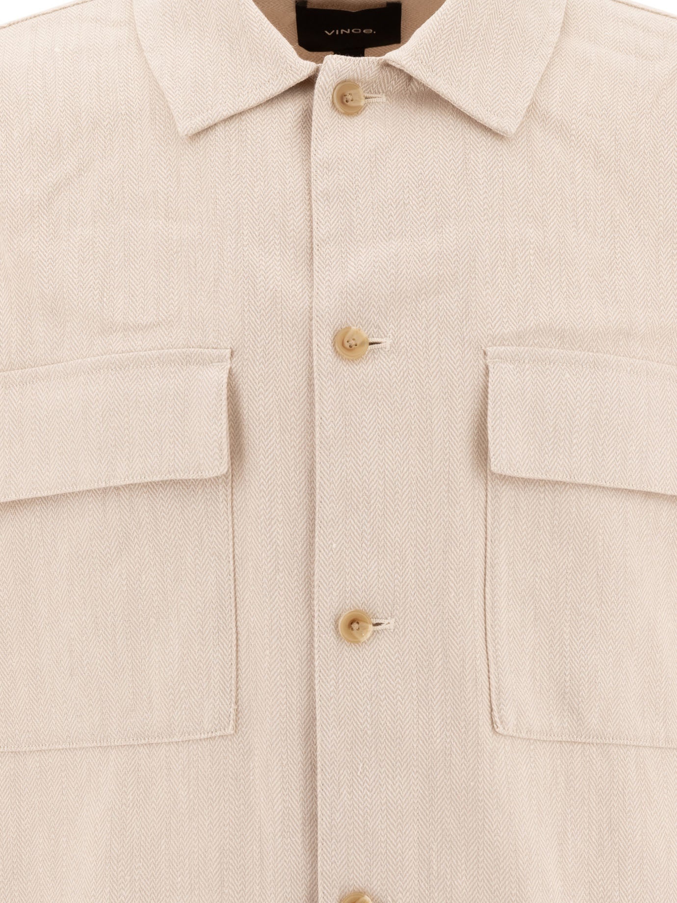 VINCe. - Vince. Linen Overshirt - 3