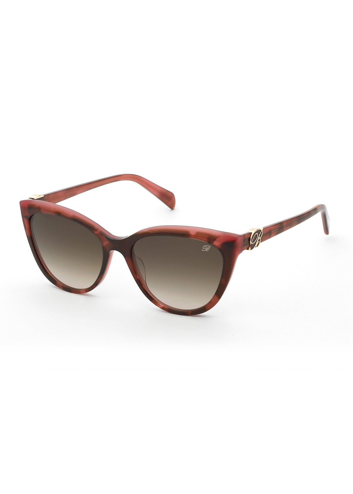 ACETATE SUNGLASSES WITH A SOFT CAT-EYE FRONT - 1