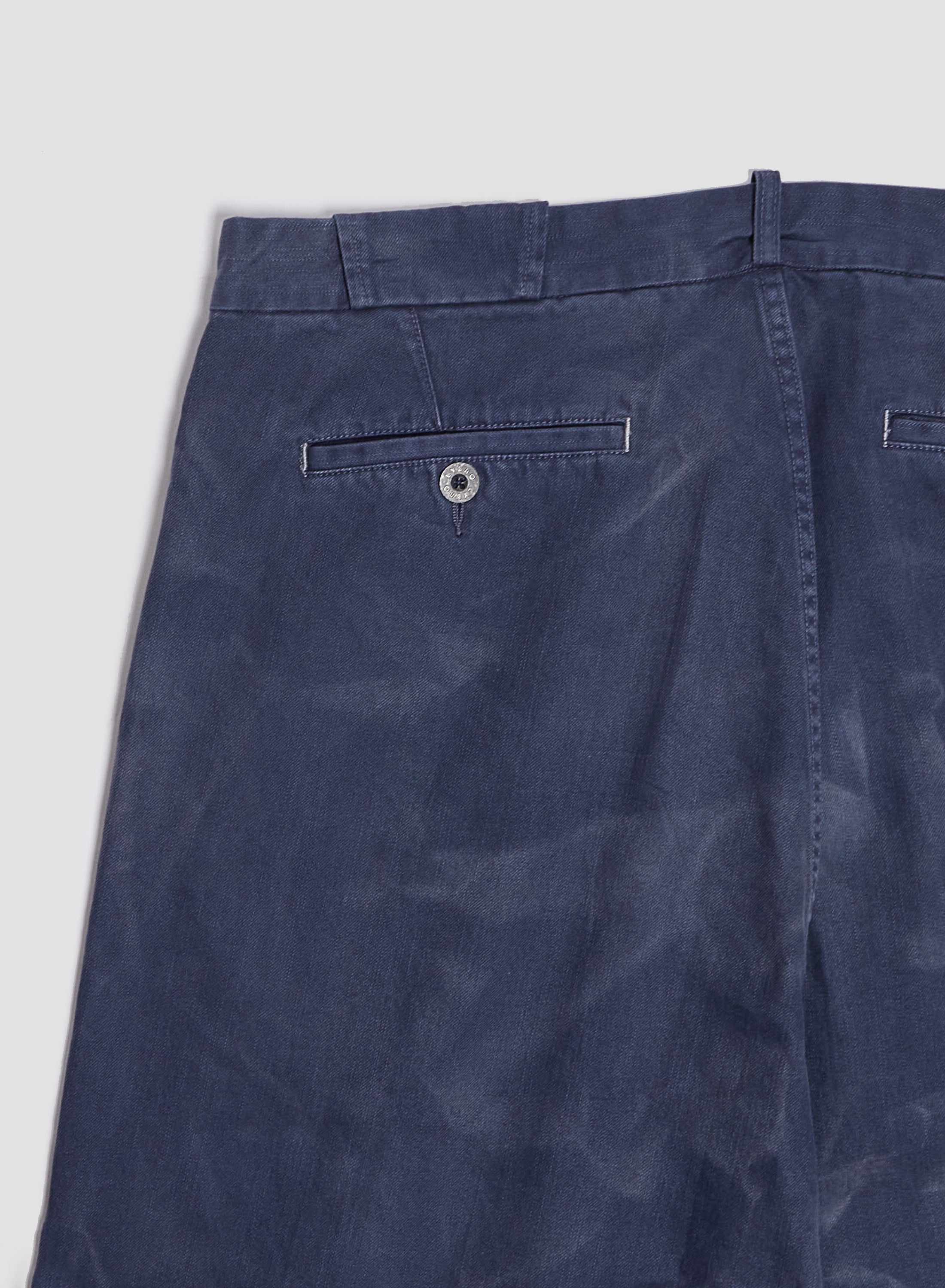 Wide Leg Jean Cotton Twill in RAF Blue - 12