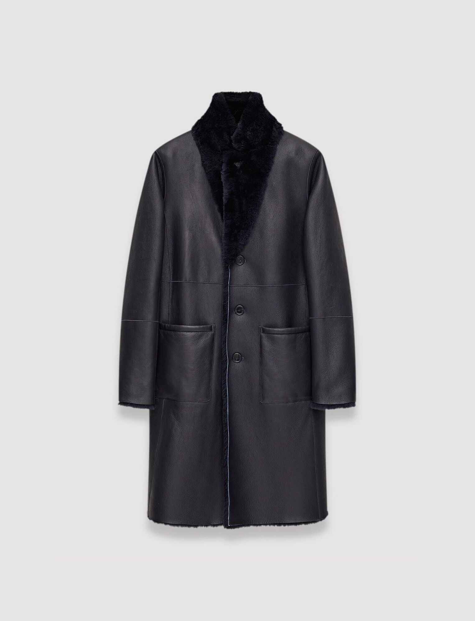 Reversible Shearling Britanny Coat - 7