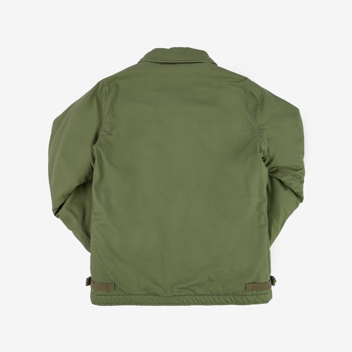 IHM-39-OLV Military Serge A2 Deck Jacket - Olive - 5