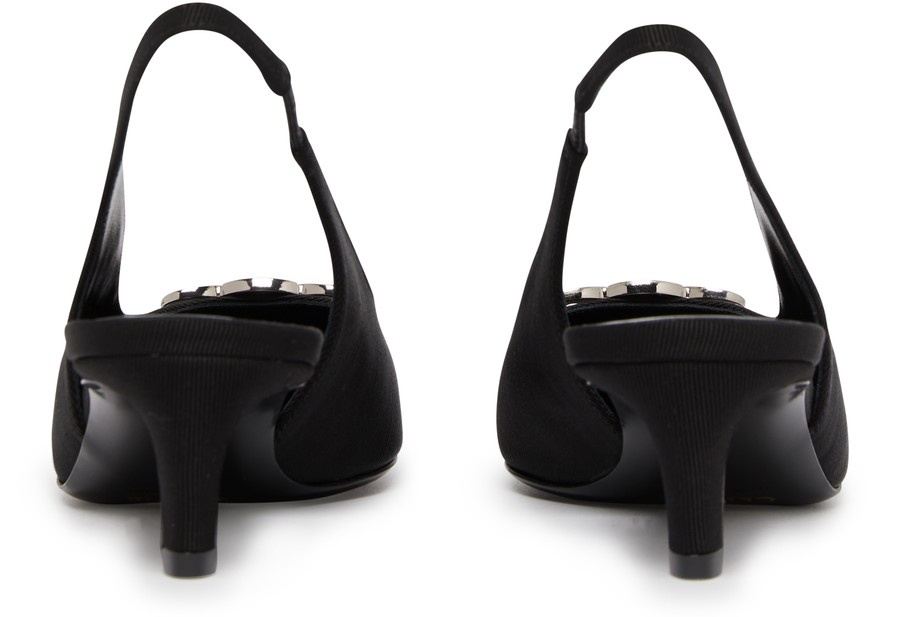 Celine alma Triomphe slingback in gros-grain - 3