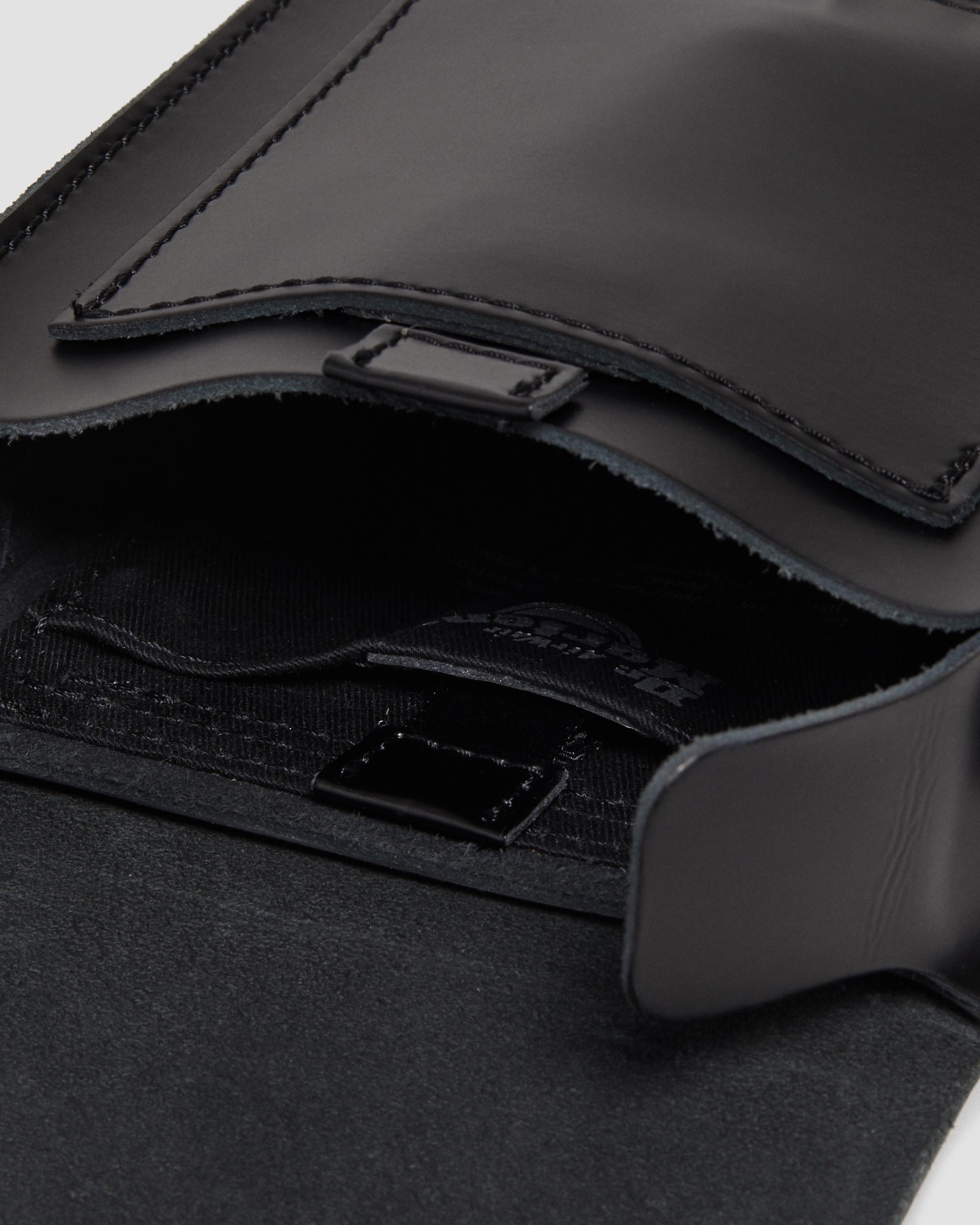 Leather Vertical Crossbody Bag - 7