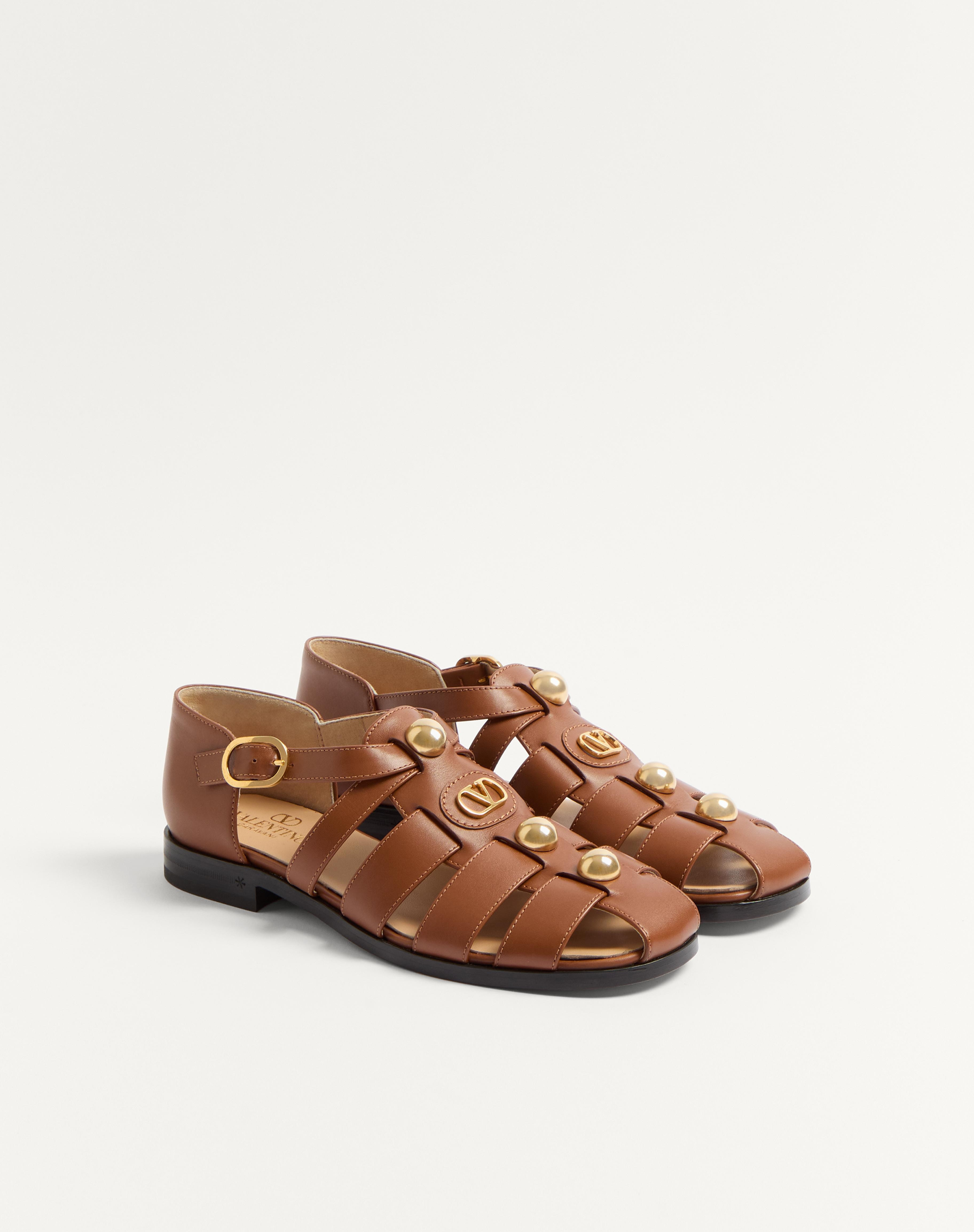 VLOGO SIGNATURE CALFSKIN FISHERMAN SANDAL 20MM - 2