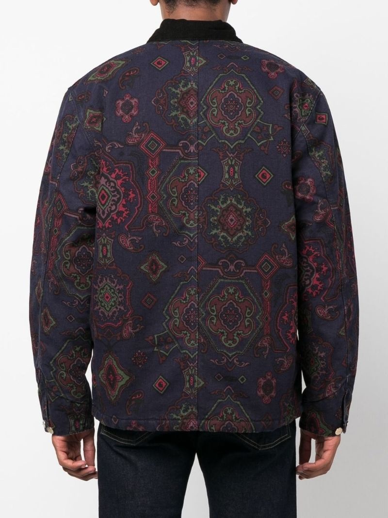 paisley-print bomber jacket - 4