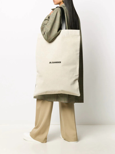 Jil Sander linen tote bag outlook