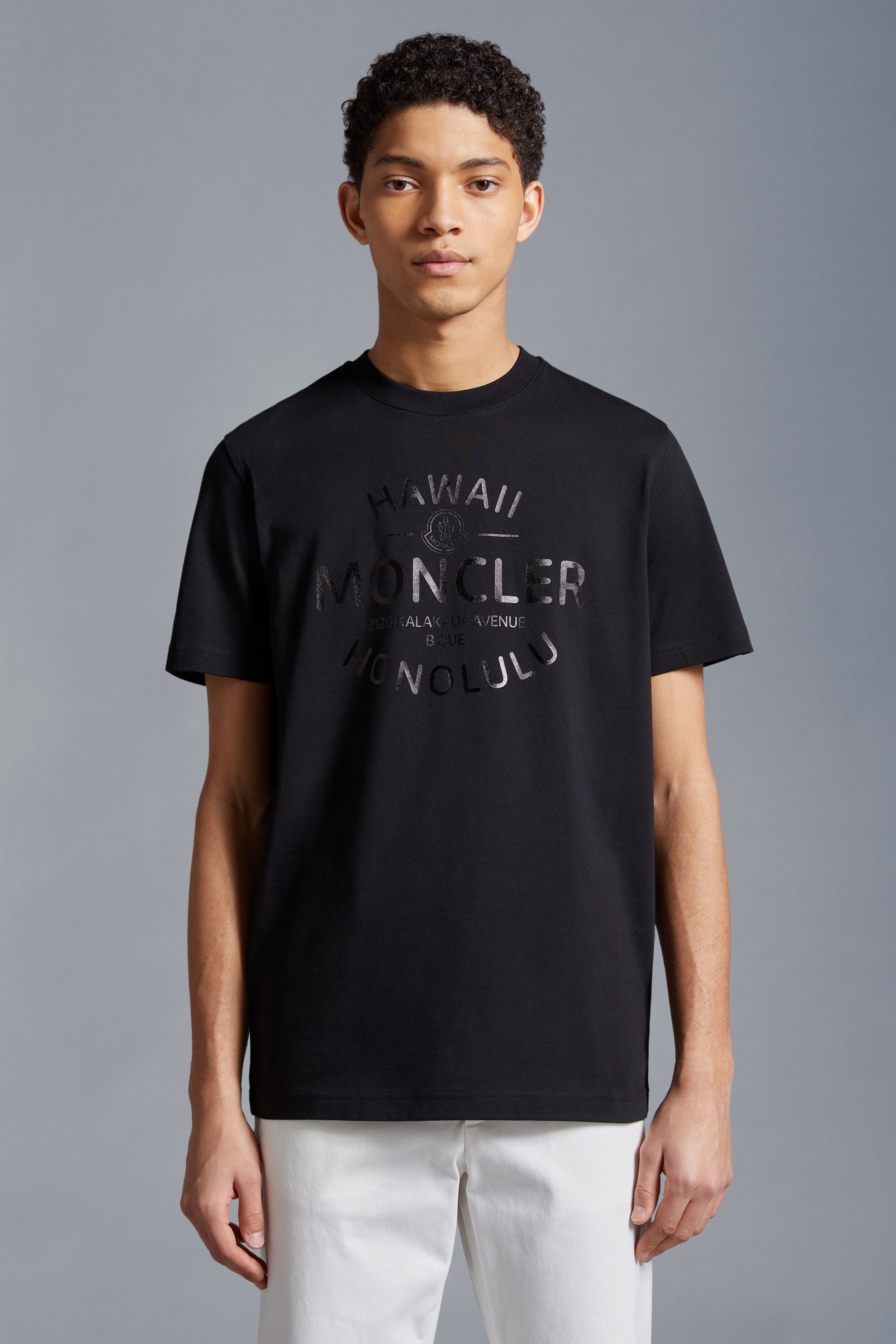 Moncler Metallic Logo T-Shirt | REVERSIBLE