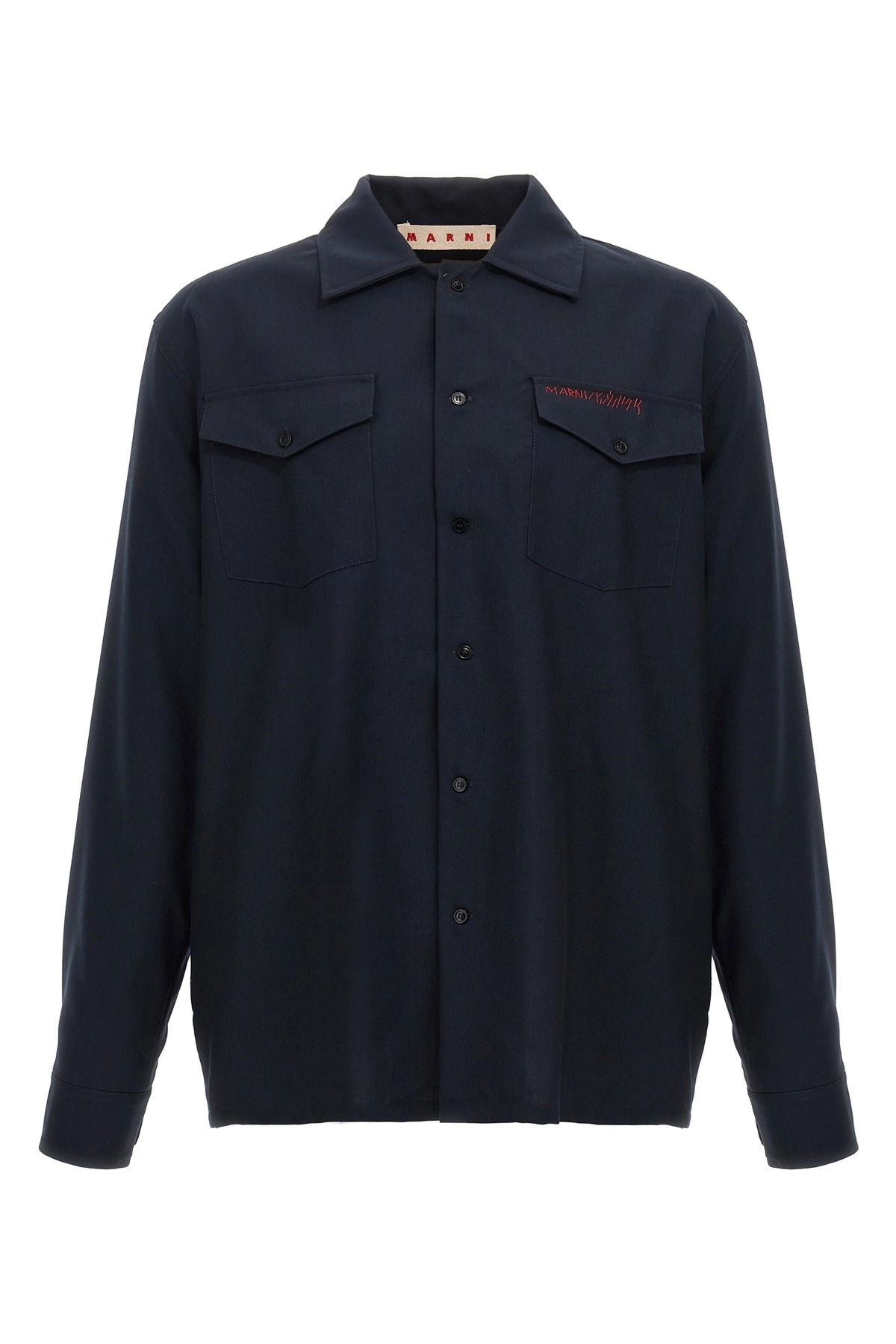 Logo embroidery shirt - 1
