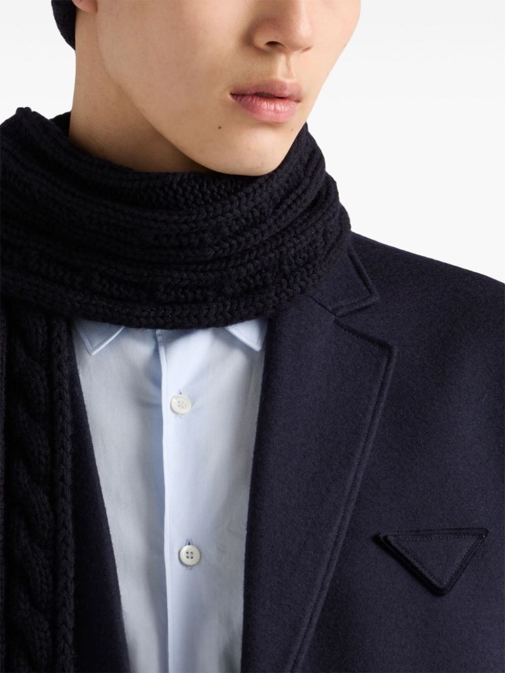 single-breasted wool jacket - 5