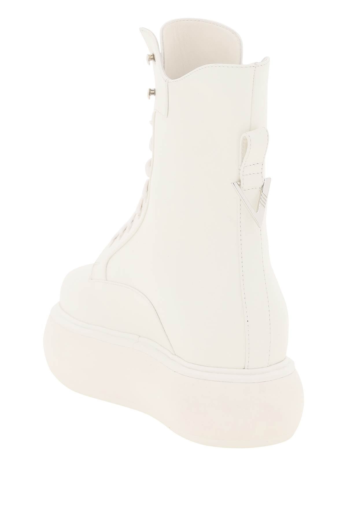 Selene flatform lace-up boots - 4