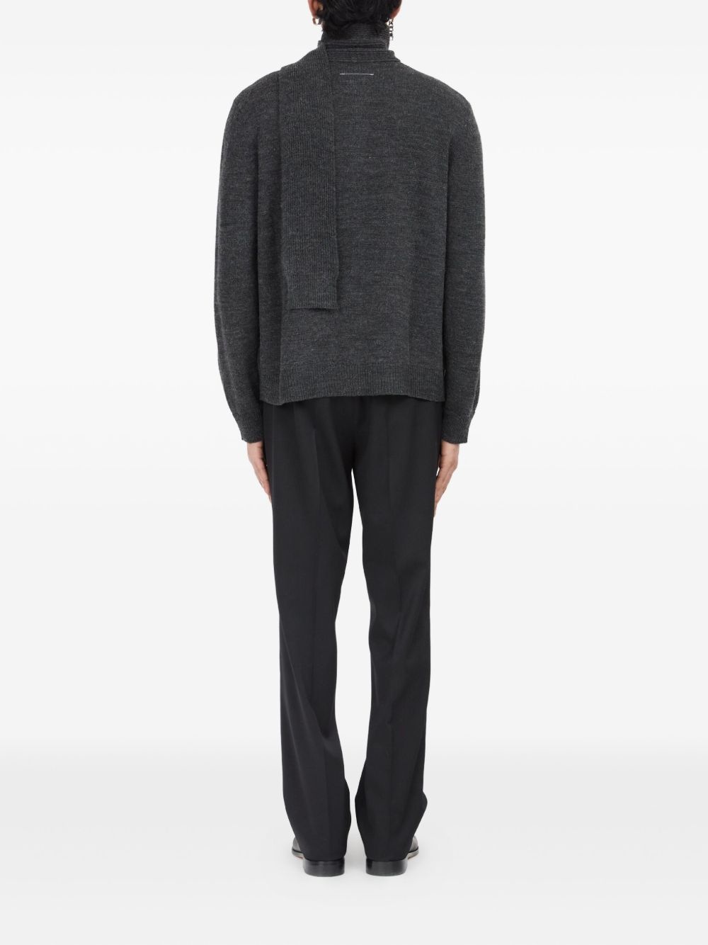 virgin wool-blend cardigan - 6