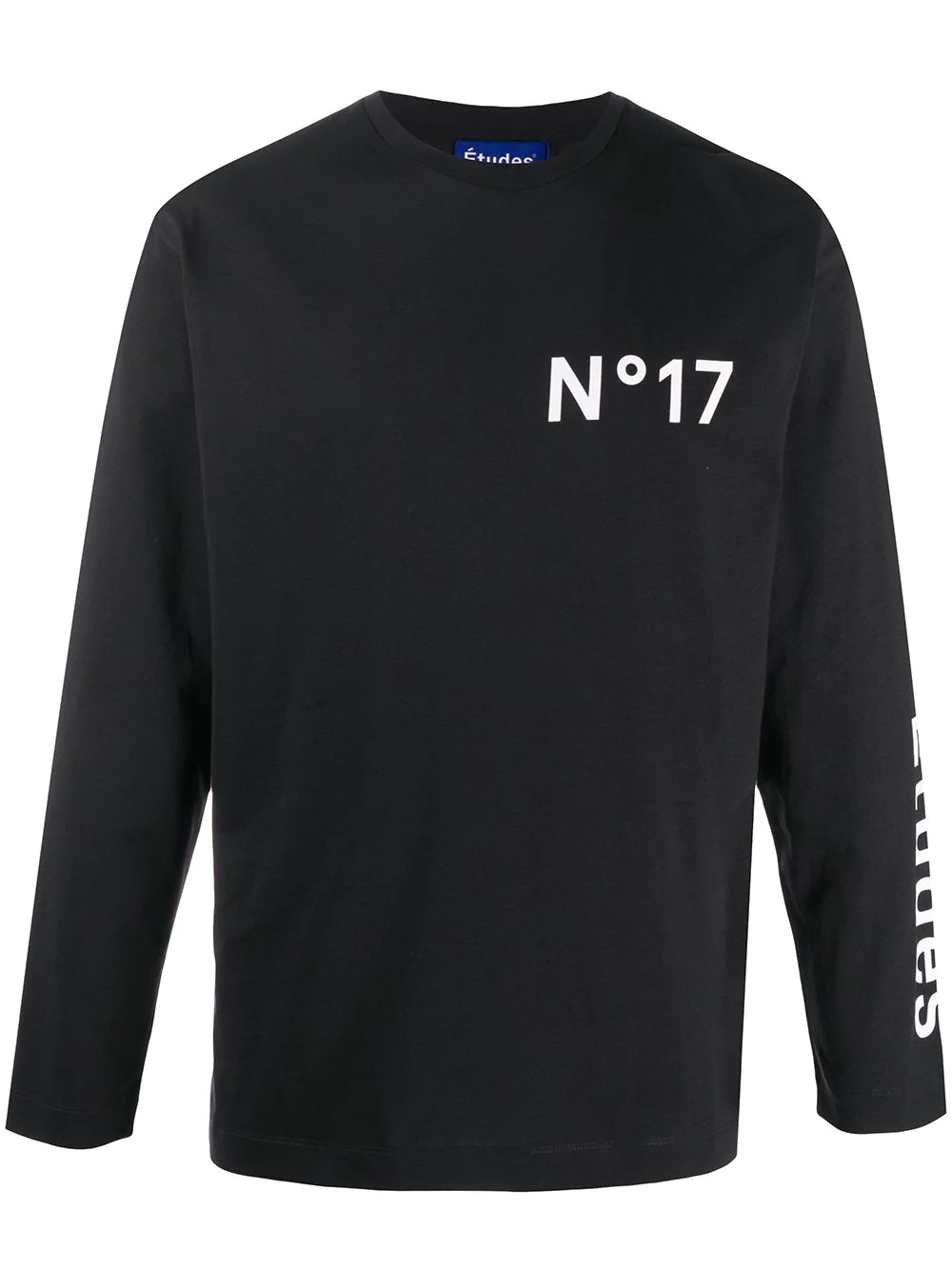 long sleeve logo print T-shirt - 1