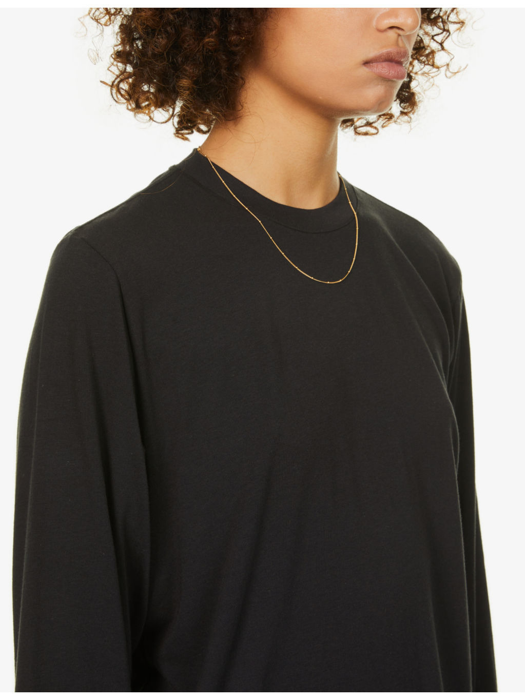 Boyfriend oversized stretch-jersey T-shirt - 5