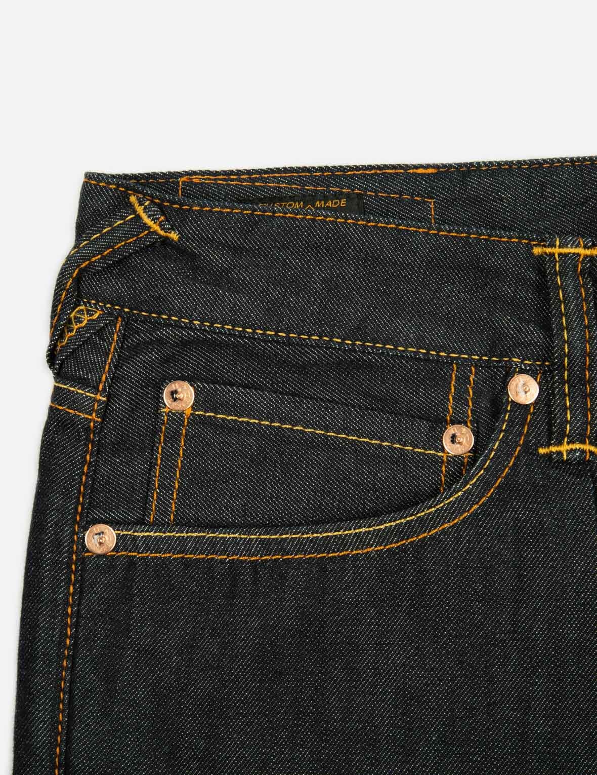 KOMAINU AND KAMON EMBROIDERED BALLOON DENIM JEANS - 10
