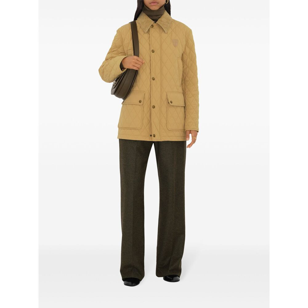 Burberry Neutrals Jackets - Bomber Jackets Women - 2