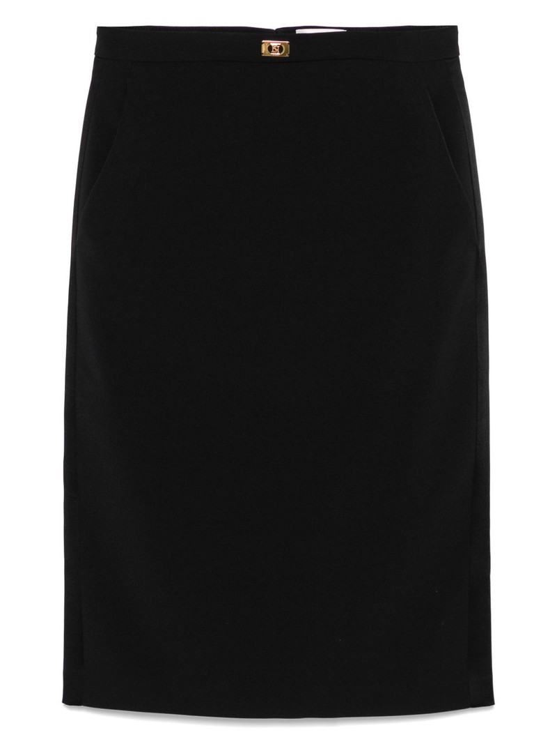 crepe mini skirt 1
