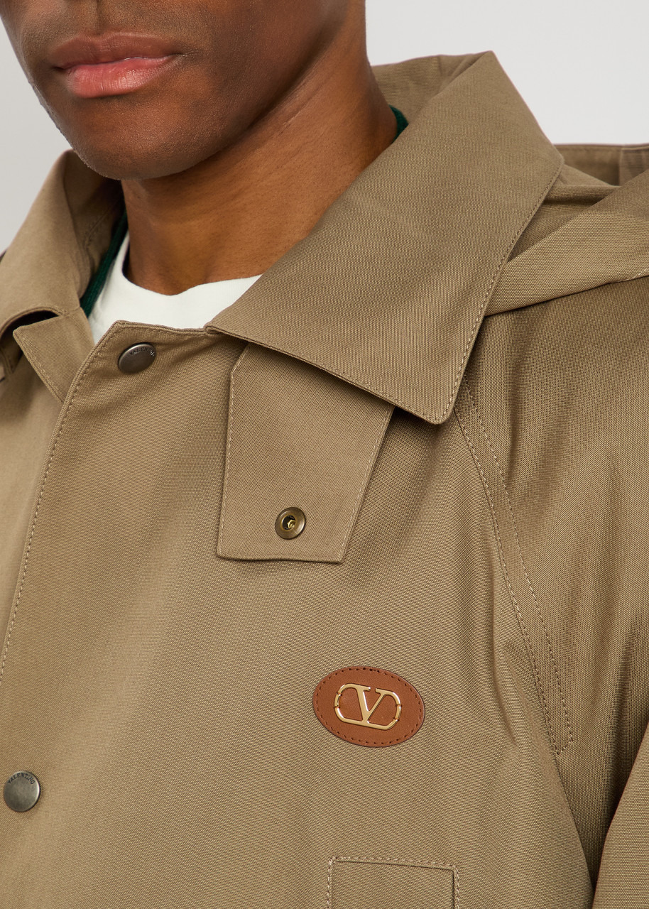 Valentino Garavani Hooded Cotton-gabardine Coat - 5