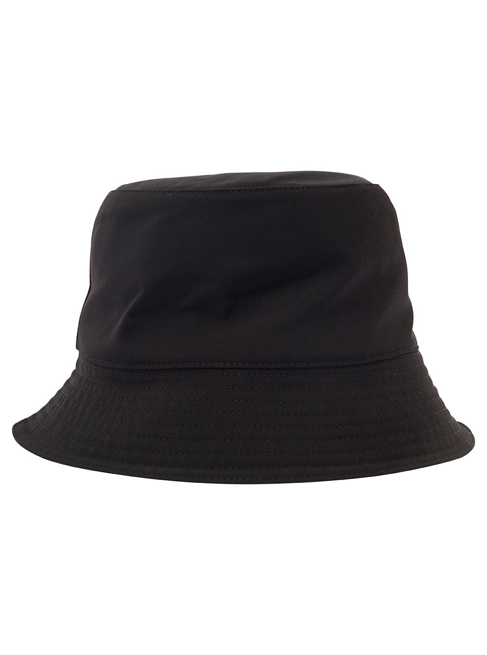 Alexander Mcqueen Men Black And White Reversible Bucket Hat With Logo Embroidery In Polyamide Man - 2