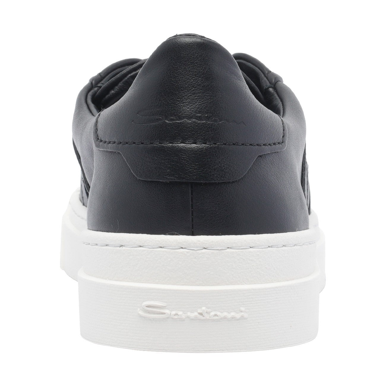 Santoni Men Double Buckle Sneakers - 4