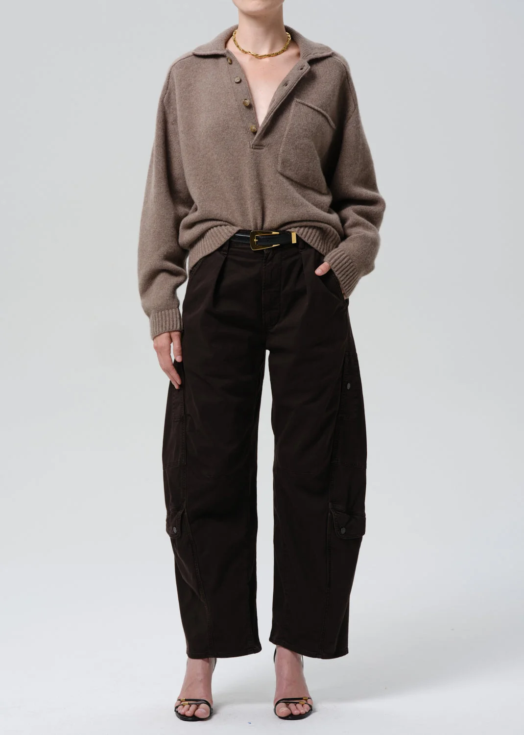 Agatha Rugby In Mushroom Heather - 1