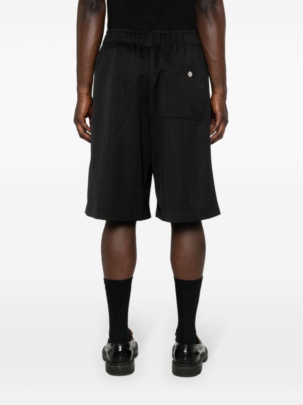 Le Bermuda Juego wool shorts - 4