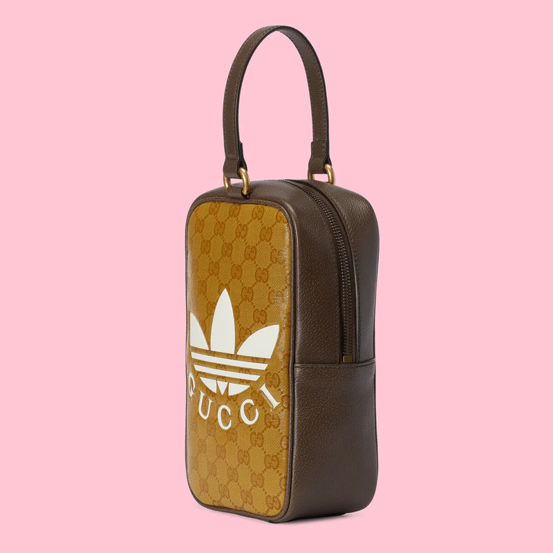 GUCCI adidas x Gucci mini top handle bag outlook