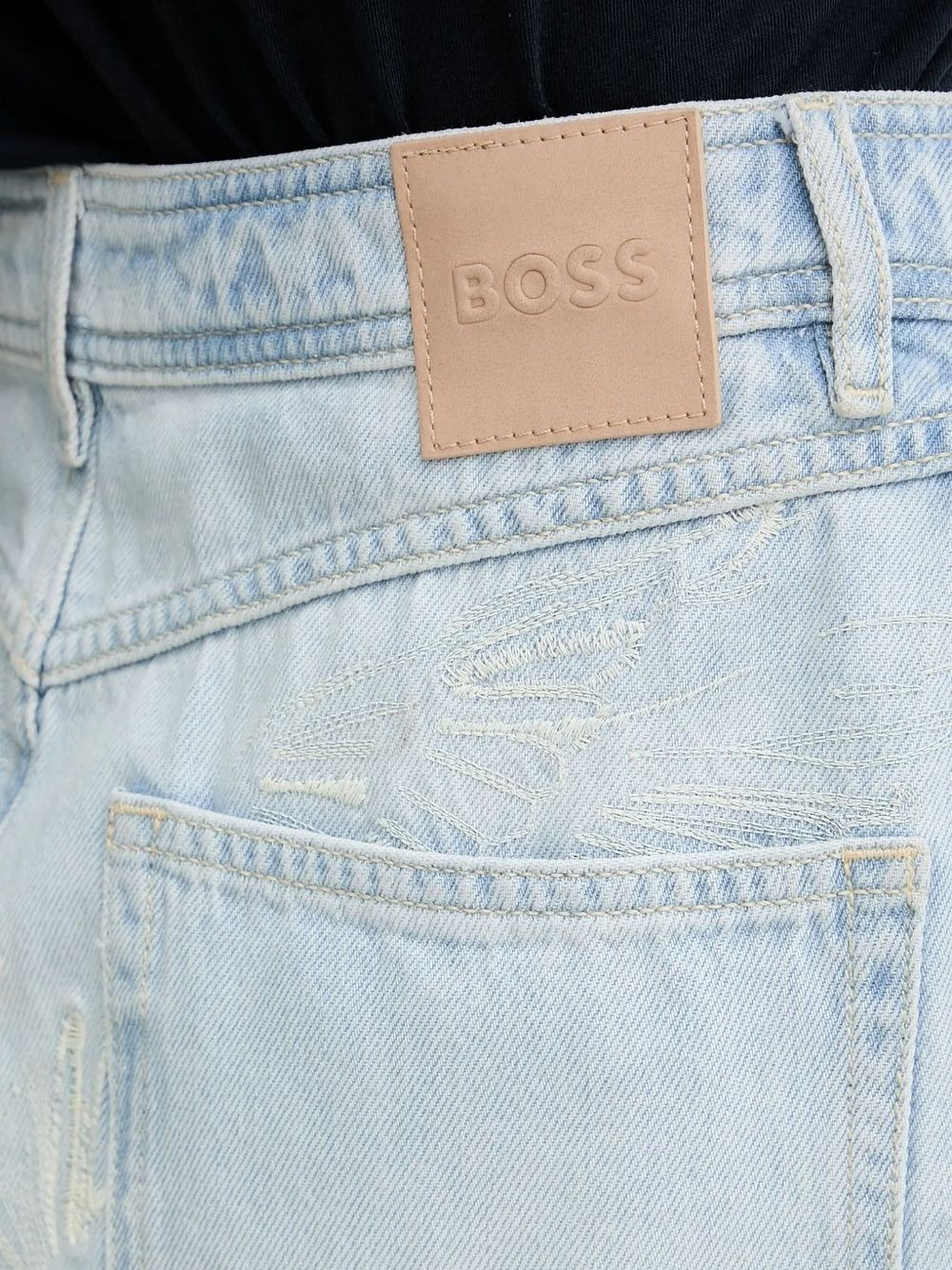 denim mini skirt - 3