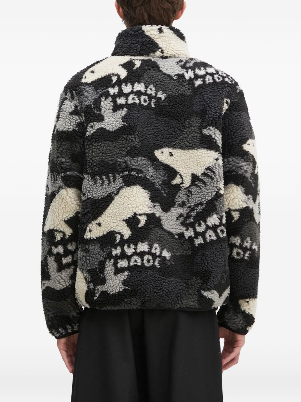 polar-bear fleece jacket - 3