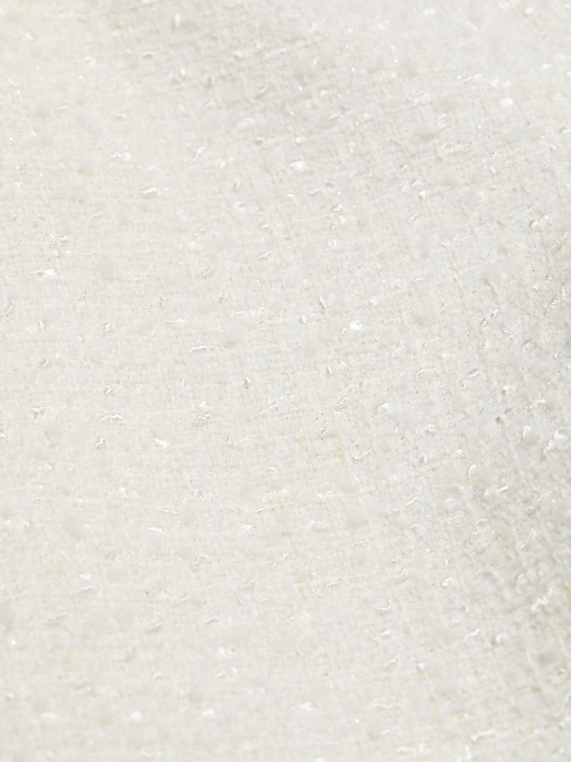 Women's Bouclé Tailored Flare Pants - Ivory 7