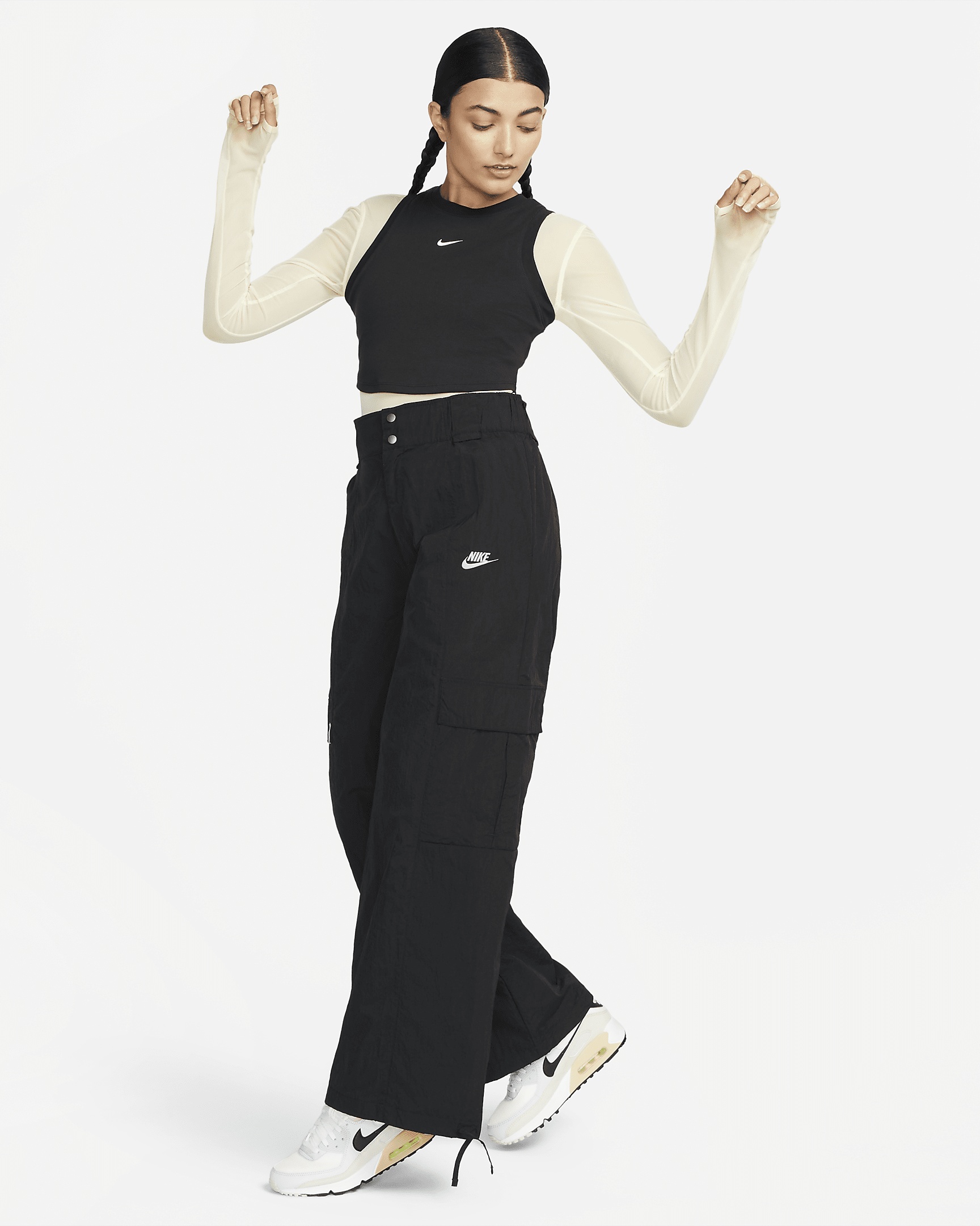 Women's Nike Sportswear Chill Knit Tight Cropped Mini-Rib Tank Top - 5
