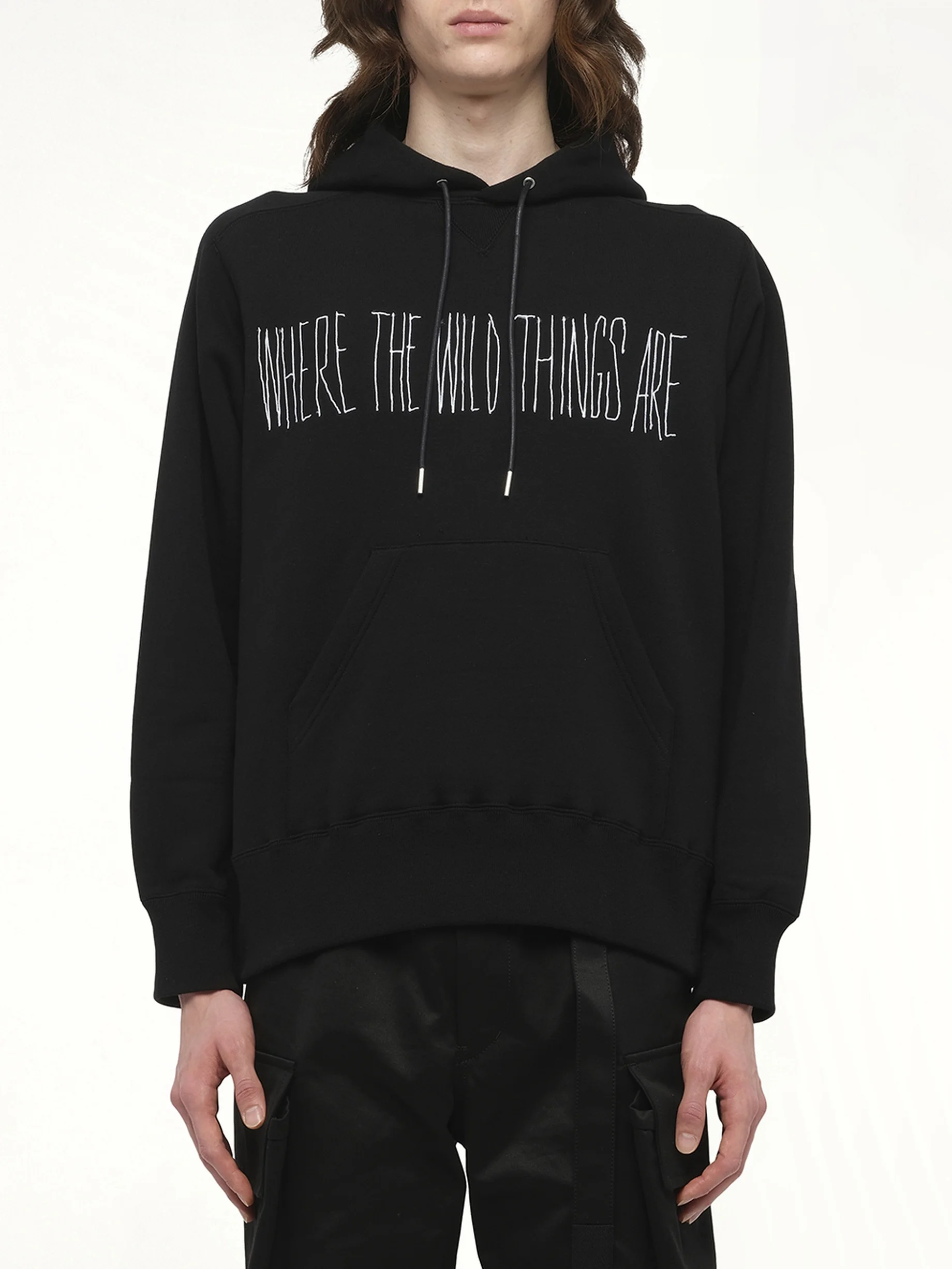 WHERE THE WILD THINGS ARE Logo Hoodie in Black - 1
