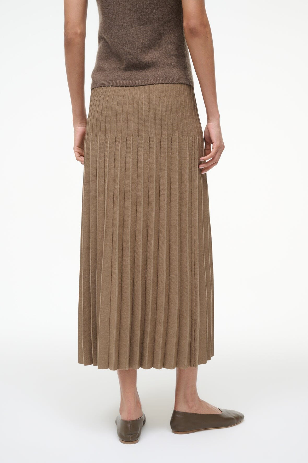 STAUD LENA SKIRT TAUPE - 6