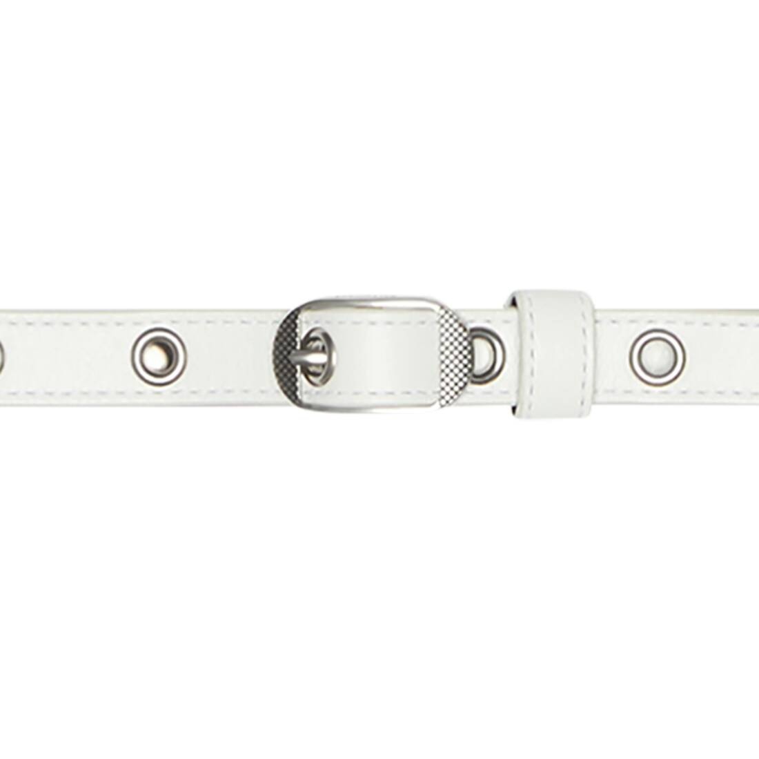 Women's Le Cagole Stud Belt in Optic White - 2