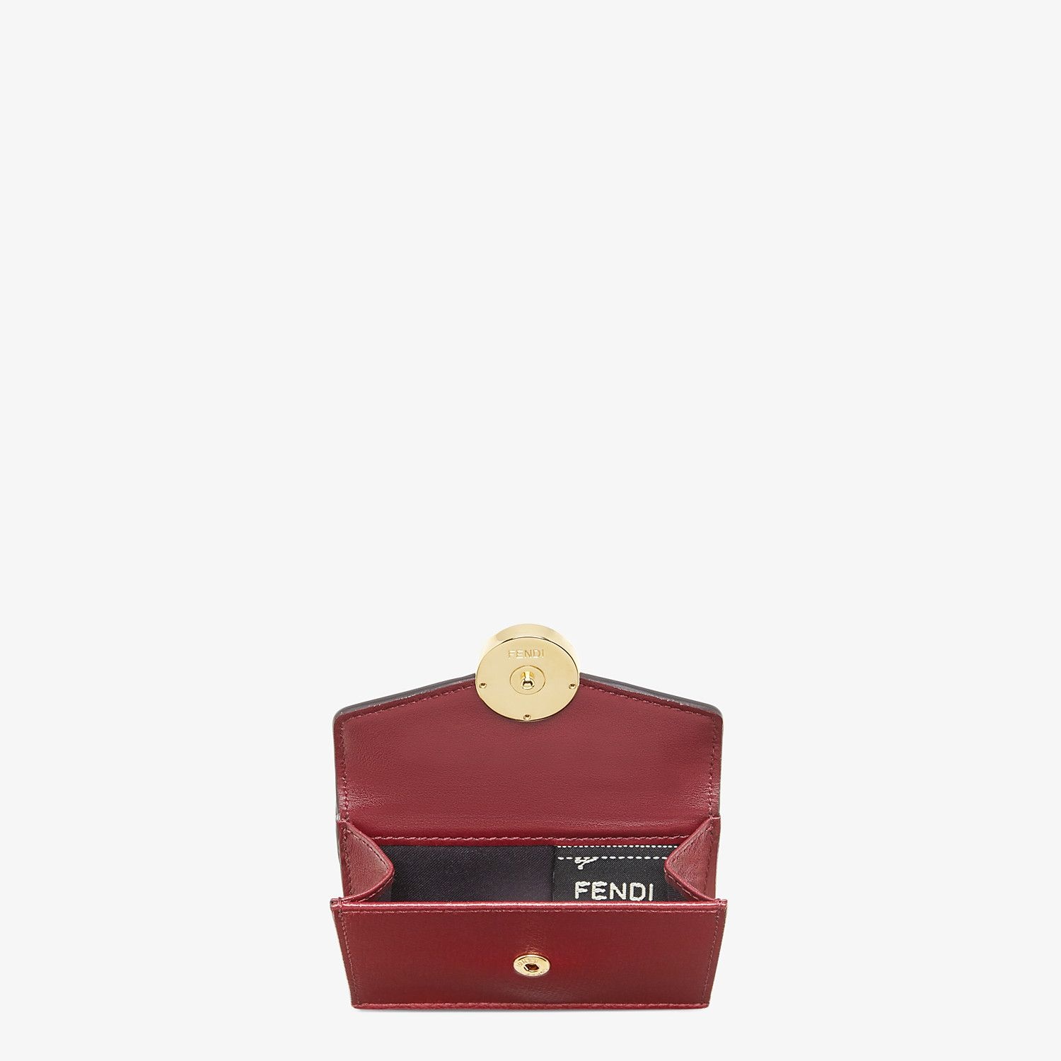 Burgundy leather wallet - 3