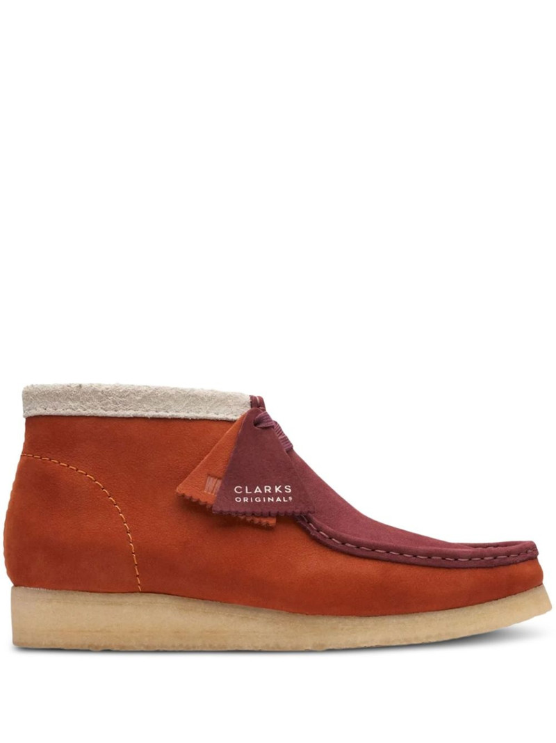 Wallabee "DARK ORANGE / COMBINATION" desert boots 1