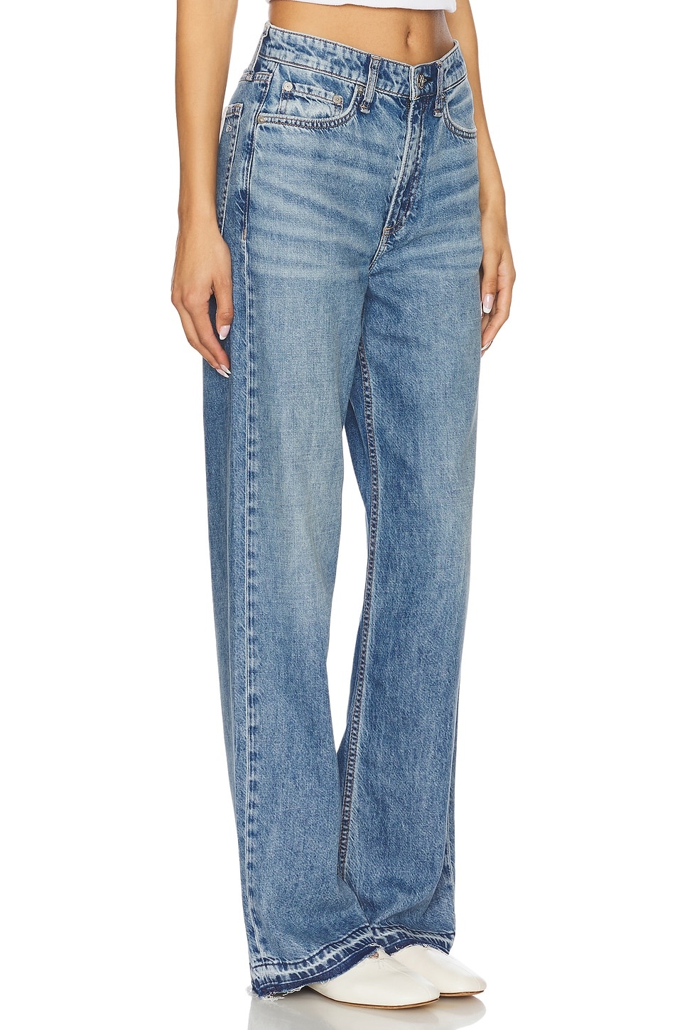 Featherweight Logan Mid Rise Wide Leg - 2