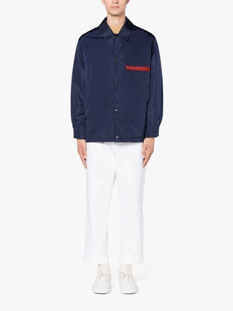 Mackintosh TAPE TEEMING NAVY NYLON COACH JACKET | GMM-216 outlook