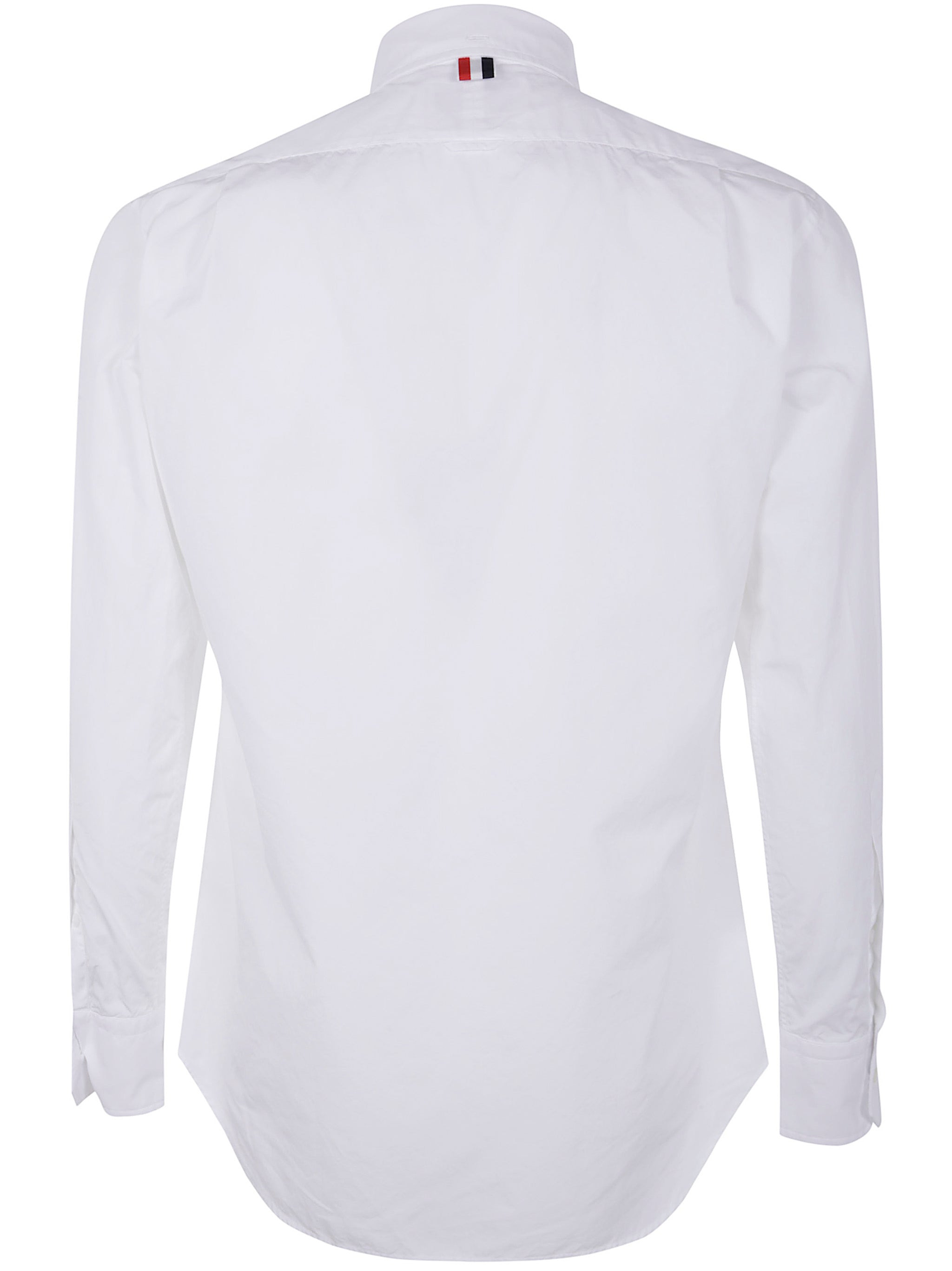 Thom Browne Men Classic L/S Bd Pc Shirt W/ Cf Gg Placket In Solid Poplin - 7