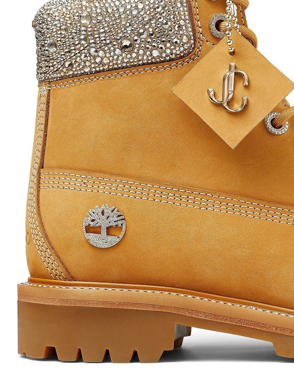 x Timberland crystal-embellished ankle boots - 4