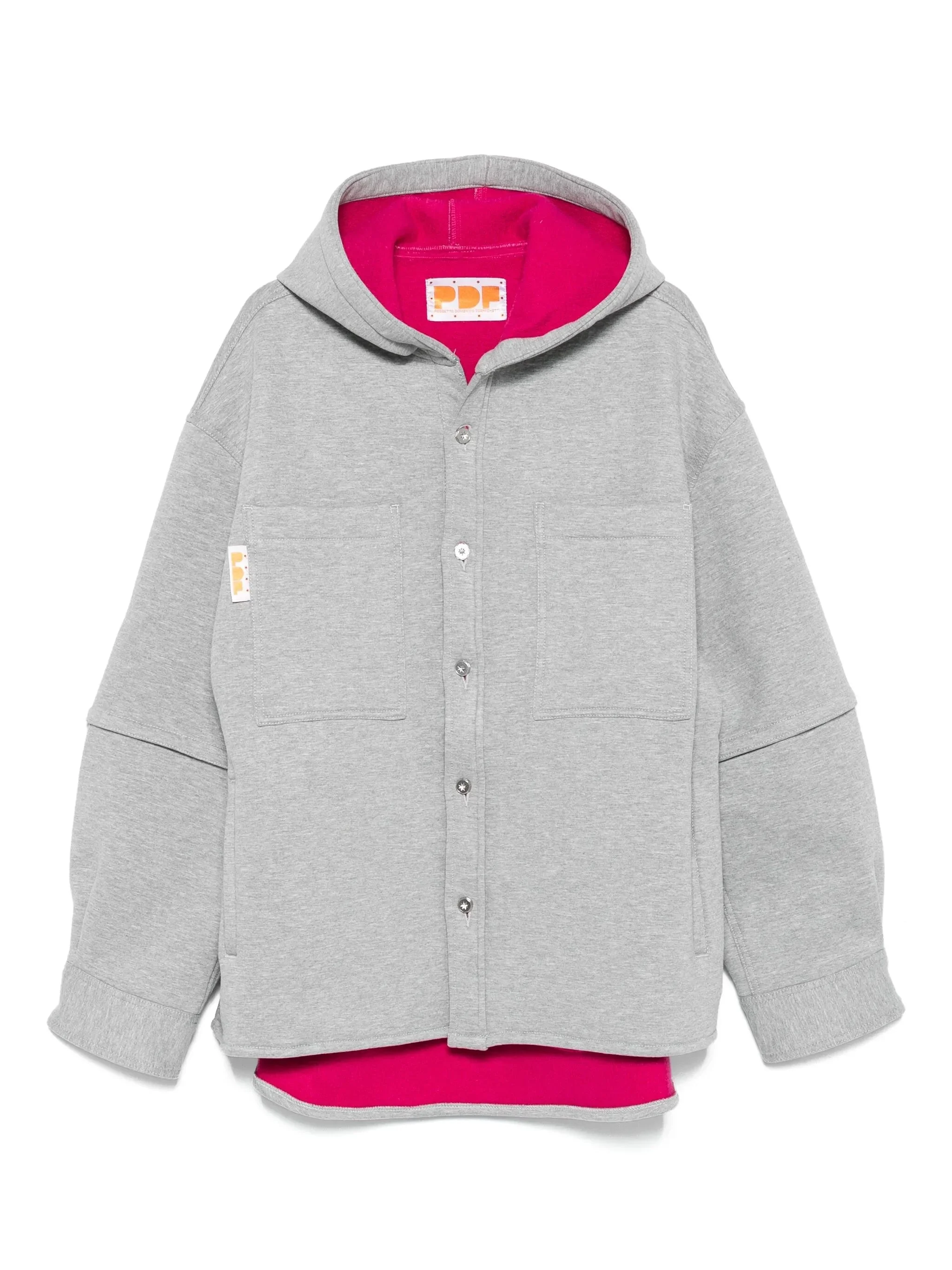 Pdf Hooded Logo-detail Jacket - 1