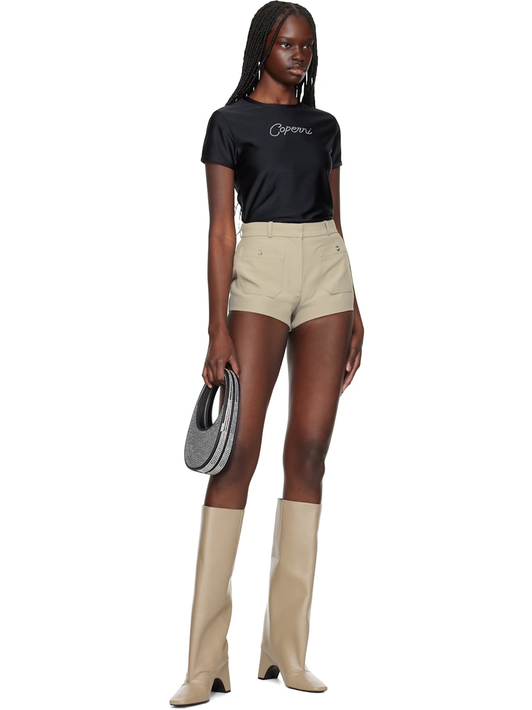 Beige Bridge Cowboy Boots - 5