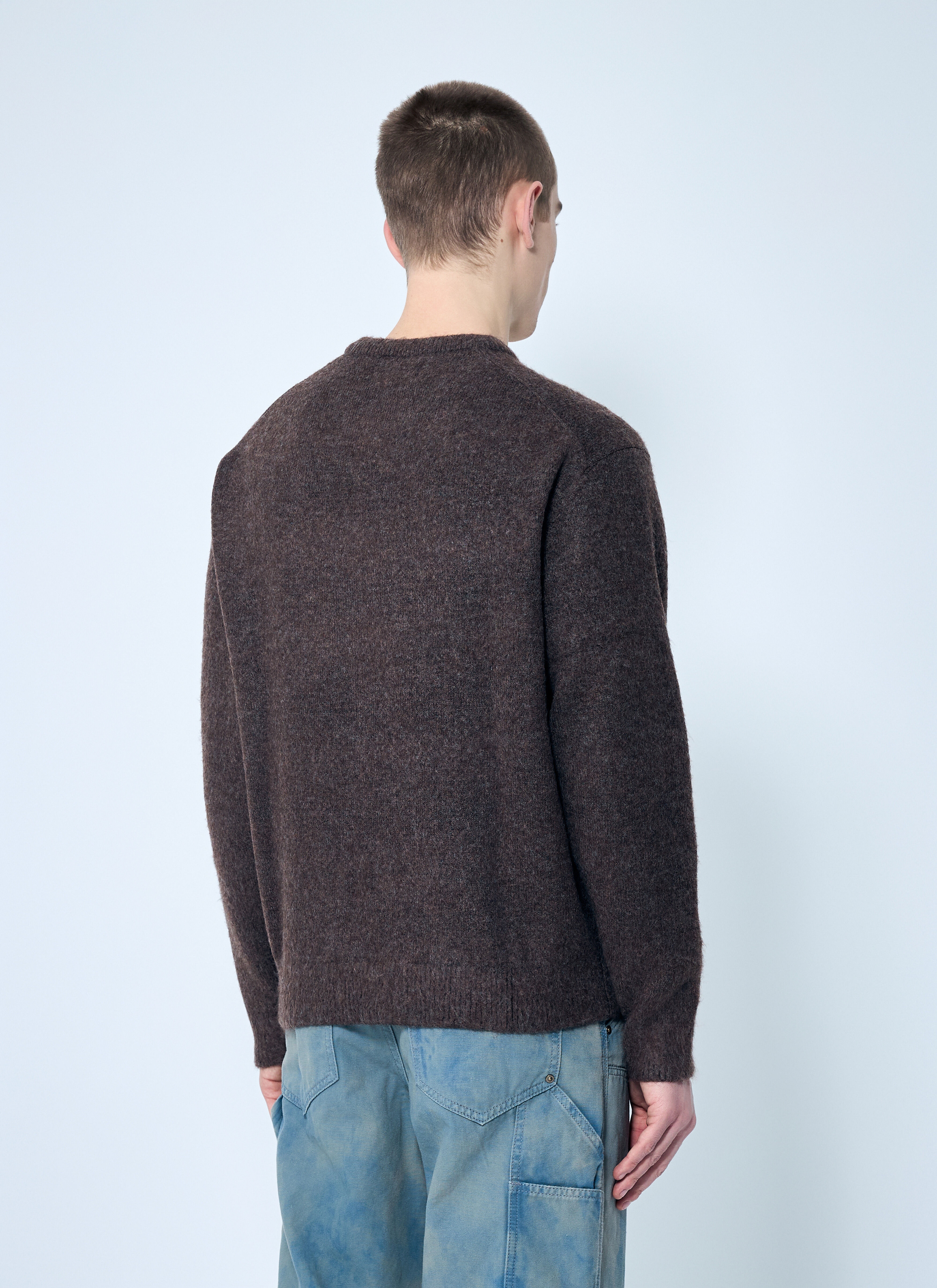 Heart Logo Knit Sweater - 4