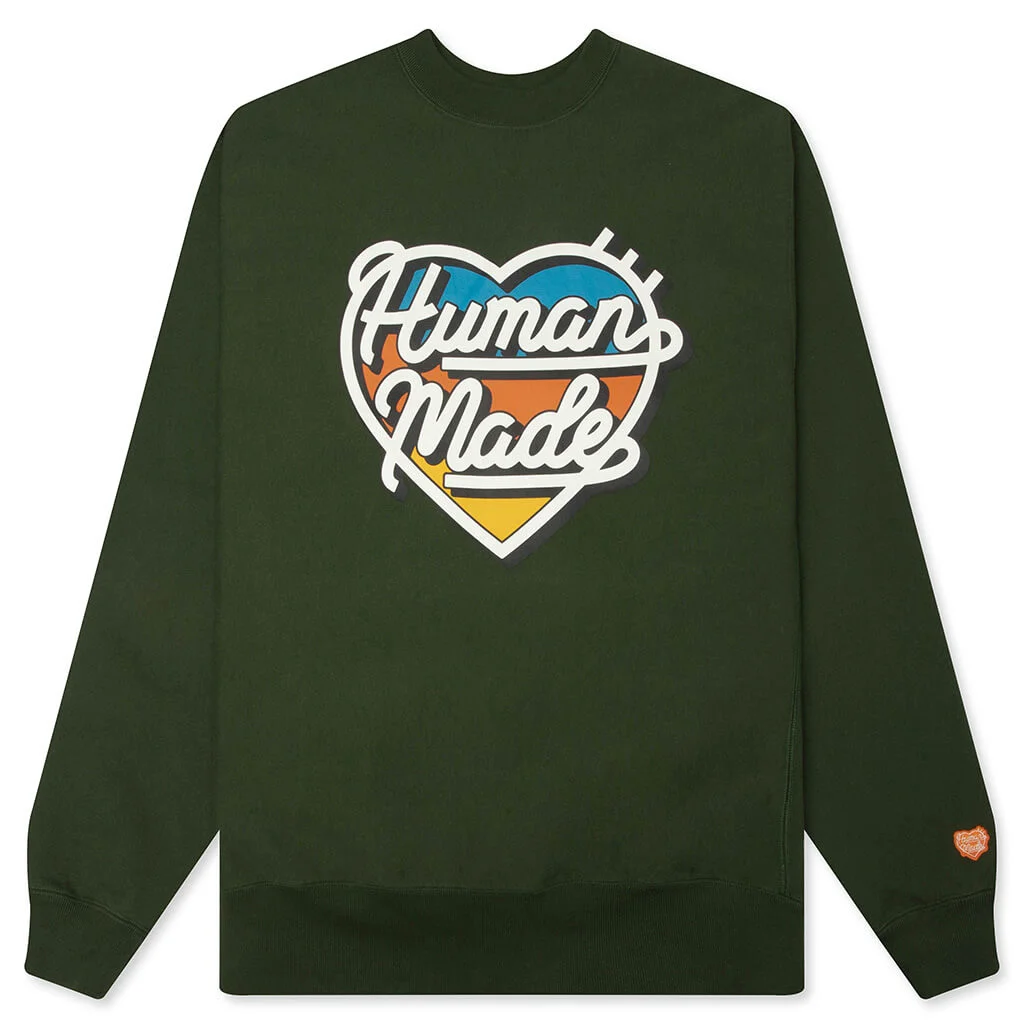 HEAVYWEIGHT SWEATSHIRT - GREEN - 1