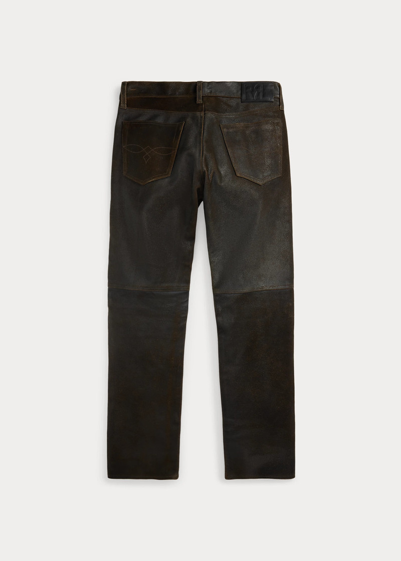 RRL by Ralph Lauren Straight Fit Roughout Suede Pant outlook