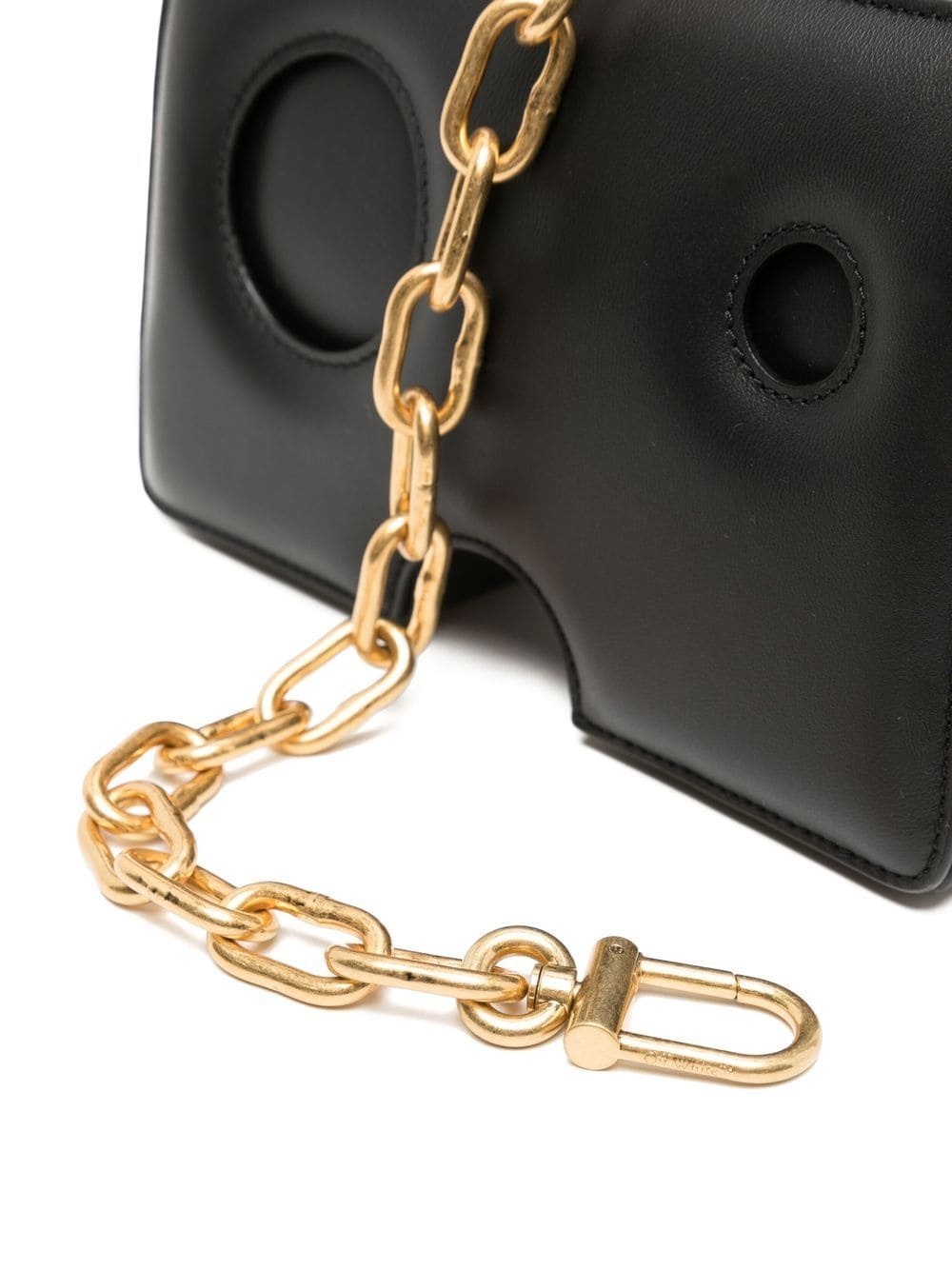 Burrow leather shoulder bag - 4