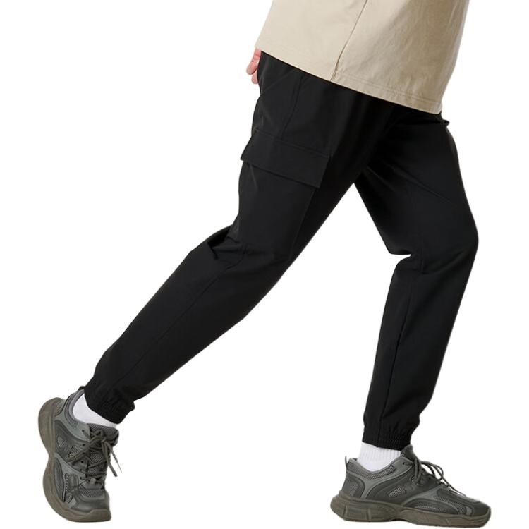 New Balance NB Logo Woven Jogger 'Black' AMP42320-BK - 4
