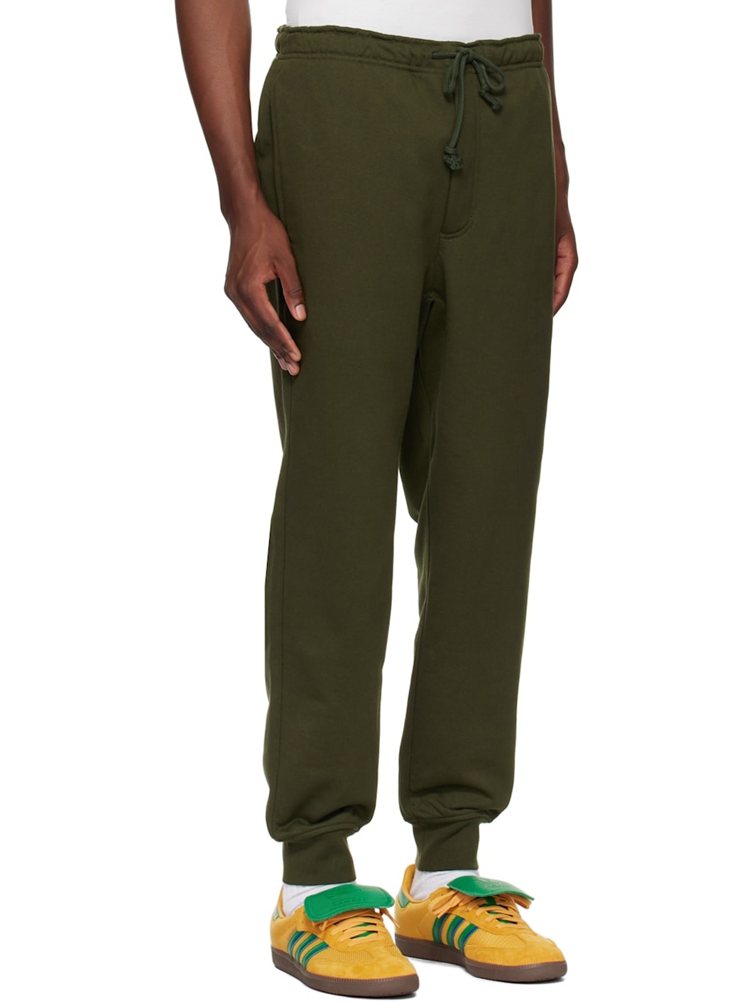 Green Cuffed Sweatpants - 2