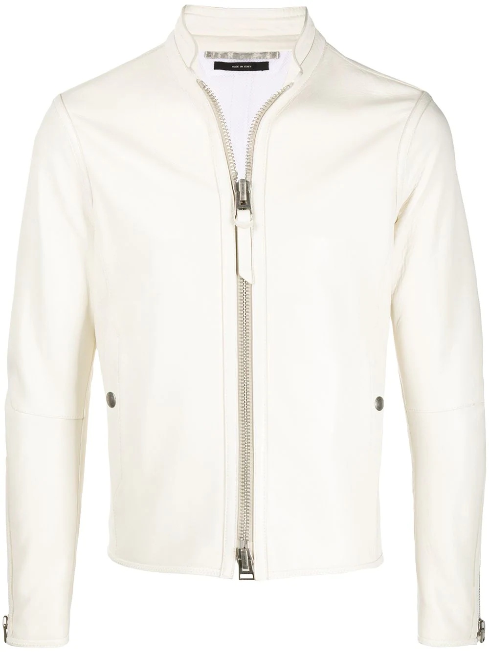 fitted zip jacket - 1