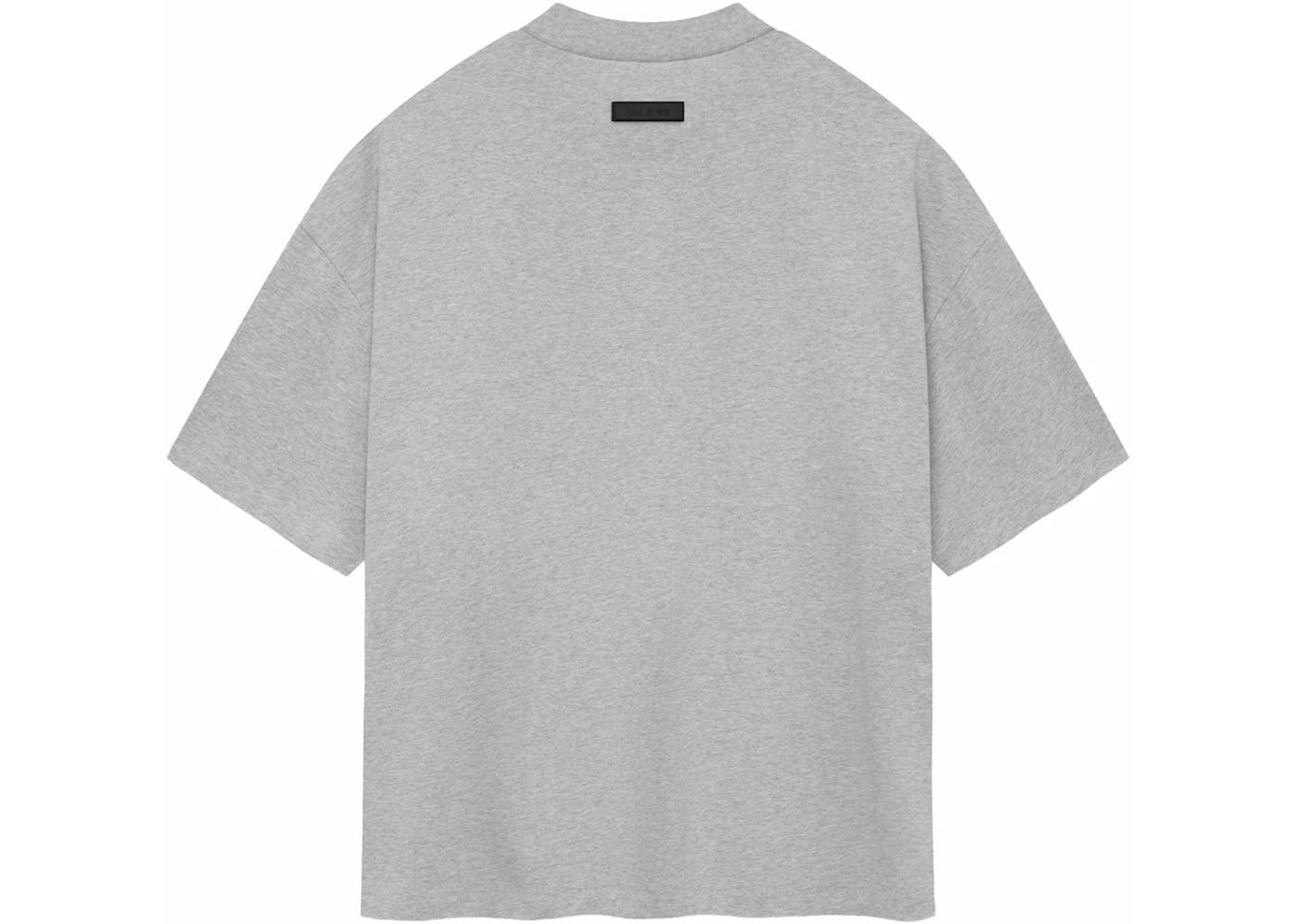 Fear of God Essentials Heavy Jersey Crewneck Tee Light Heather Grey - 2