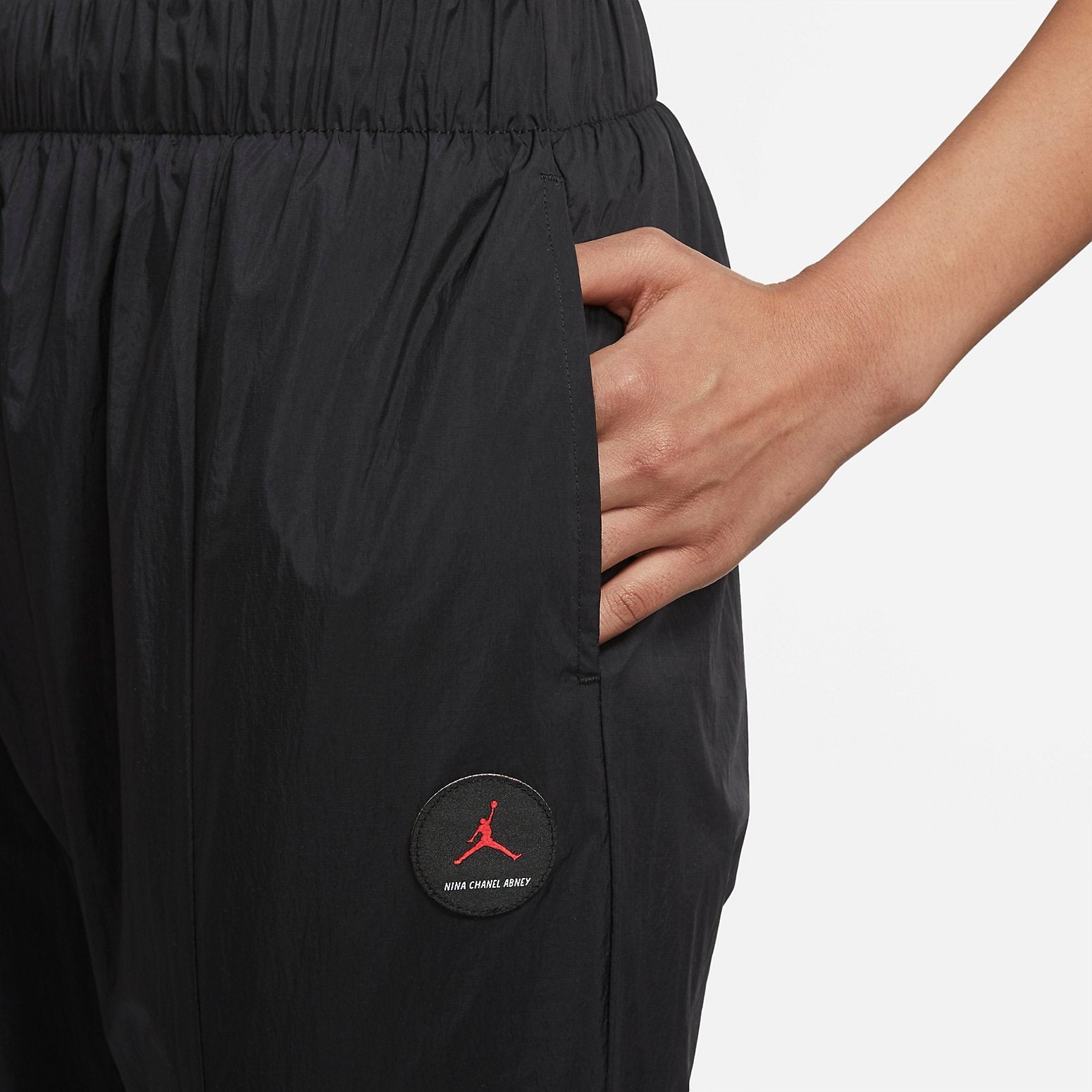(WMNS) Air Jordan x Nina Chanel Abney SRT Pants 'Black' DO4155-010 - 3